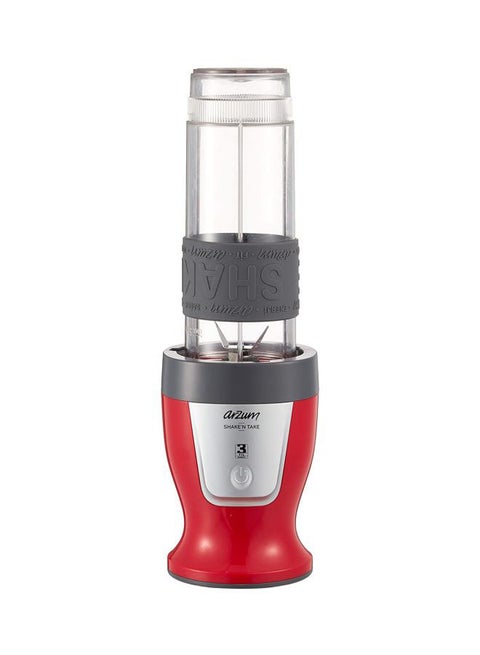 خلاط بيرسونال بقدرة 300 وات 570 ml 300 W AR1032 أحمر/ رمادي/ شفاف