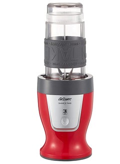Arzum Personal Blender - 300w 570 ml 300 W AR1032 Red/Grey/Clear  - Image 3