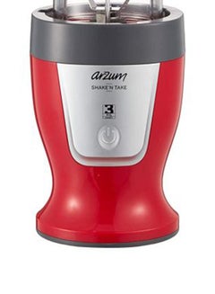 Arzum Personal Blender - 300w 570 ml 300 W AR1032 Red/Grey/Clear  - Image 5