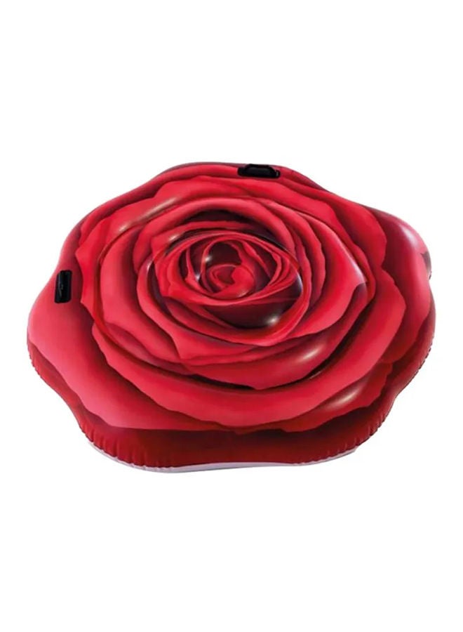 انتكس عوامة لحمام السباحة بتصميم بساط على شكل وردة حمراء 54x52بوصة - Image 1