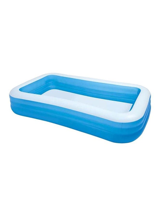 INTEX Portable Lightweight Foldable Compact Strong And Durable Rectangular Inflatable Pool For Kids 306x183x56cm 306x183x56cm - Image 1