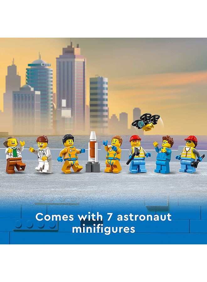 LEGO - 60351 City Rocket Launch Centre: NASA-Inspired Space Playset with Rocket,Building Set includes  Launch Tower, Observatory, and 6" Minifigures, Suitable for Kids Aged 7+ (1010 pcs) - 60351 1010 7+ Years - Image 1