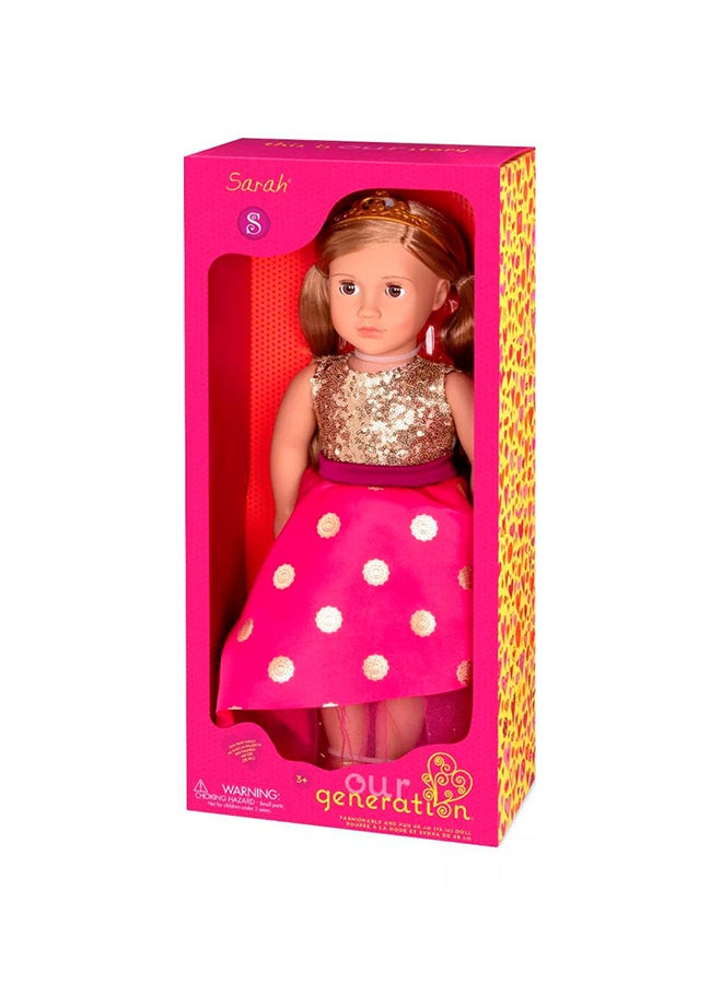 Our Generation Sarah -A Little Glitter Reveals Our Inner Sparkle 18" Inch Doll - Image 2