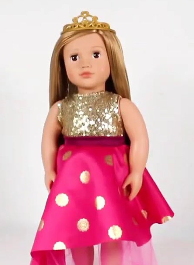 Our Generation Sarah -A Little Glitter Reveals Our Inner Sparkle 18" Inch Doll - Image 4