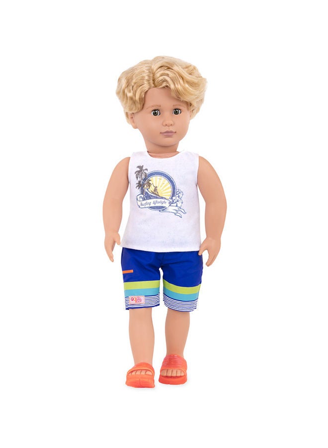 Our Generation Gabe – Make A Big Splash With This Cool 18"-Inch Surfer Doll  - Image 1