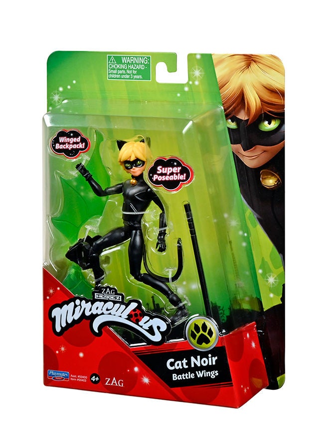 Miraculous - Cat Noir Battle Wings Doll - Image 1