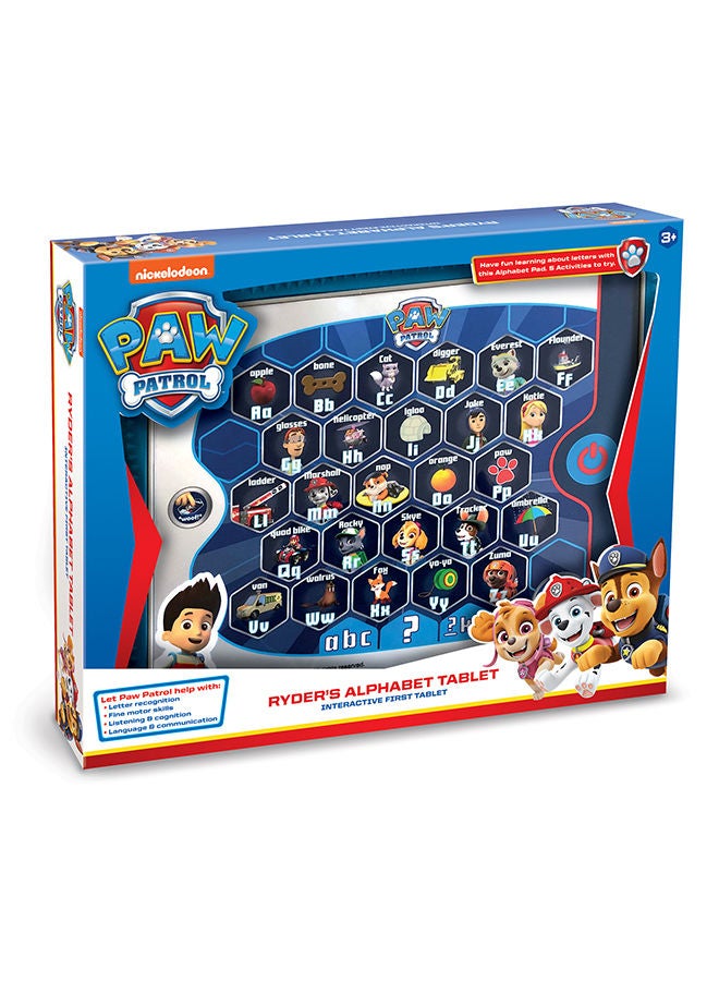 PAW PATROL Ryder'S Alphabet Tablet 28 x 24 x 4cm  - Image 3