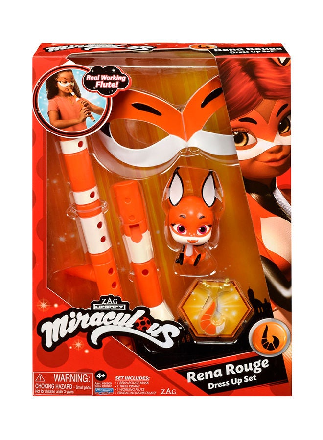 ميراكيولس مجموعة ملابس هيروز رول بلاي الدعسوقة - رينا روج 30.48 × 23 × 6.50 سم 30.48 x 23 x 6.50سم - Image 4