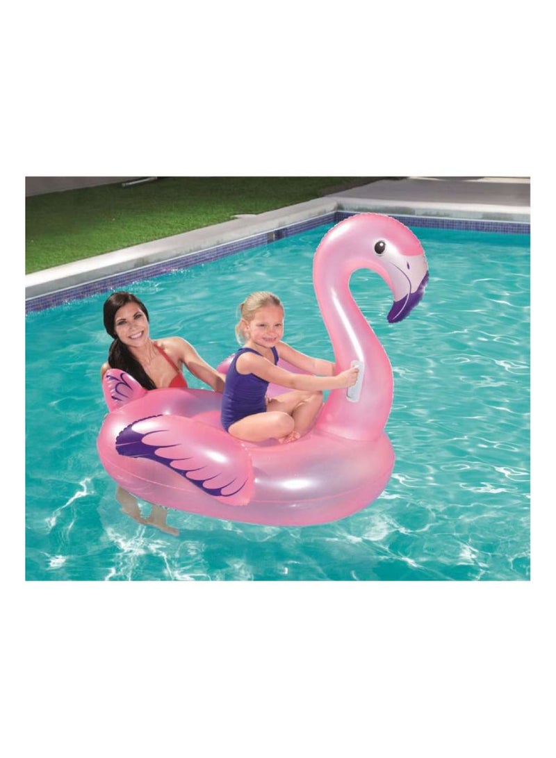 Bestway - Flamingo Inflatable Pool Rider 41122 127x127cm 127x127cm - Image 1