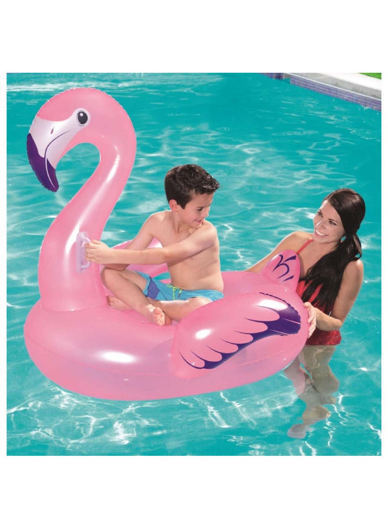 Bestway - Flamingo Inflatable Pool Rider 41122 127x127cm 127x127cm - Image 1