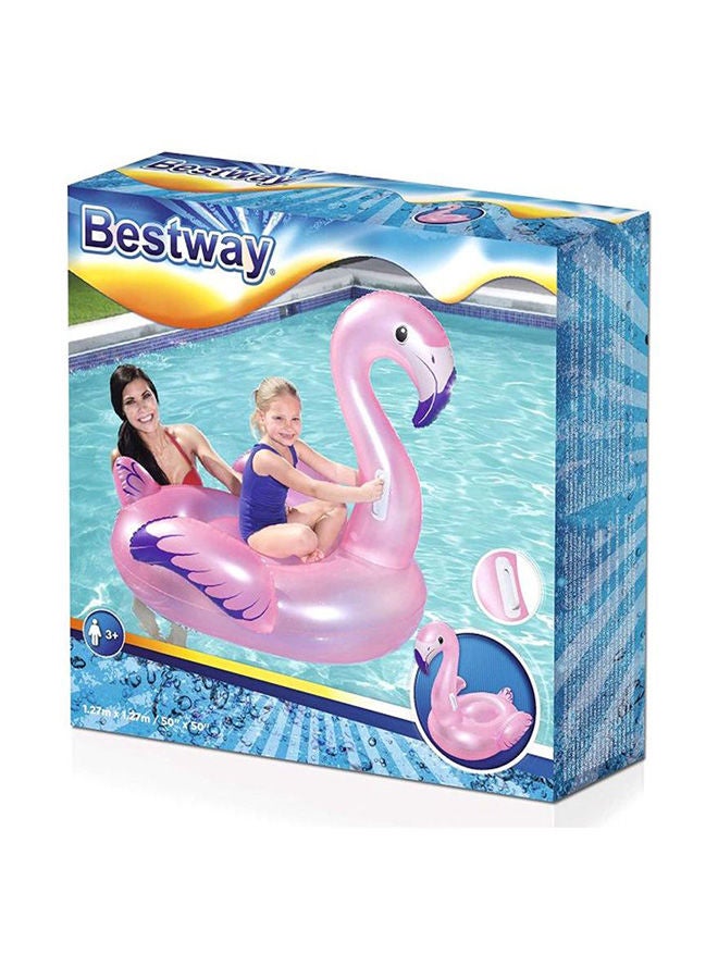 Bestway - Flamingo Inflatable Pool Rider 41122 127x127cm 127x127cm - Image 1