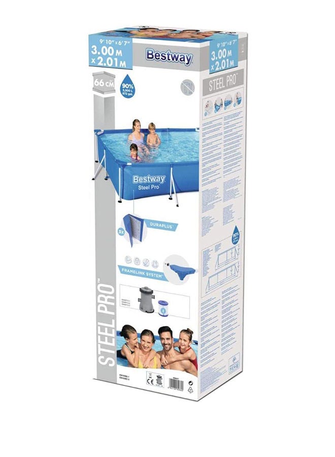 Bestway - Deluxe Splash Frame ( With Filter Pump) 26-56411 300x201x66cm - Image 1
