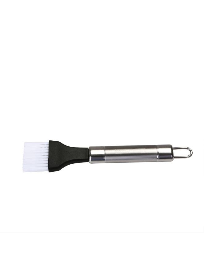 Royalford - Stainless Steel + Nylon Sauce Brush Multi Color Dishwasher-Safe Marks And Stain Resistant Ergonomic And Hygienic Design 20.5x4cm - Image 1