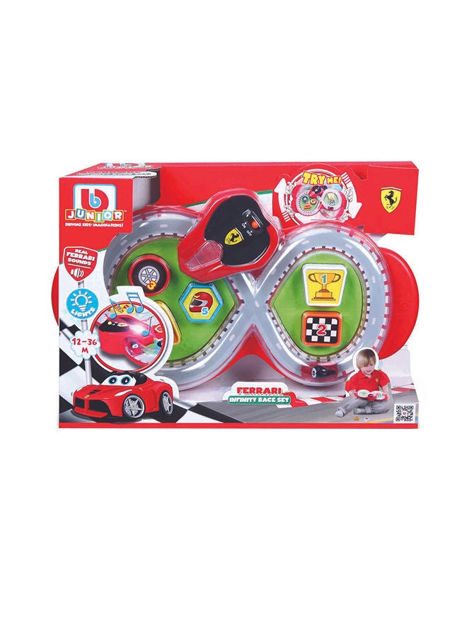BB Junior Ferrari - Infinity Race Set 30.65x8.65x21.6cm  - Image 2