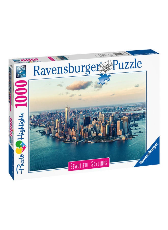 رافنسبورغر أحجية تركيب صور بشكل مدينة نيويورك 37.3x5.5سم - Image 2