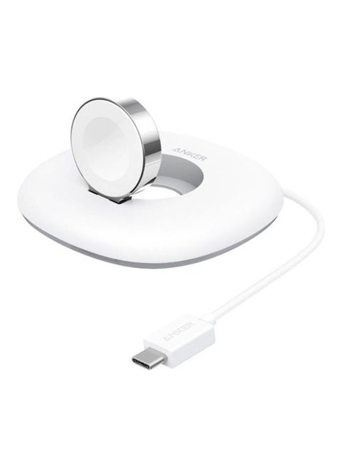 Magnetic Charging Dock For Apple Watch White