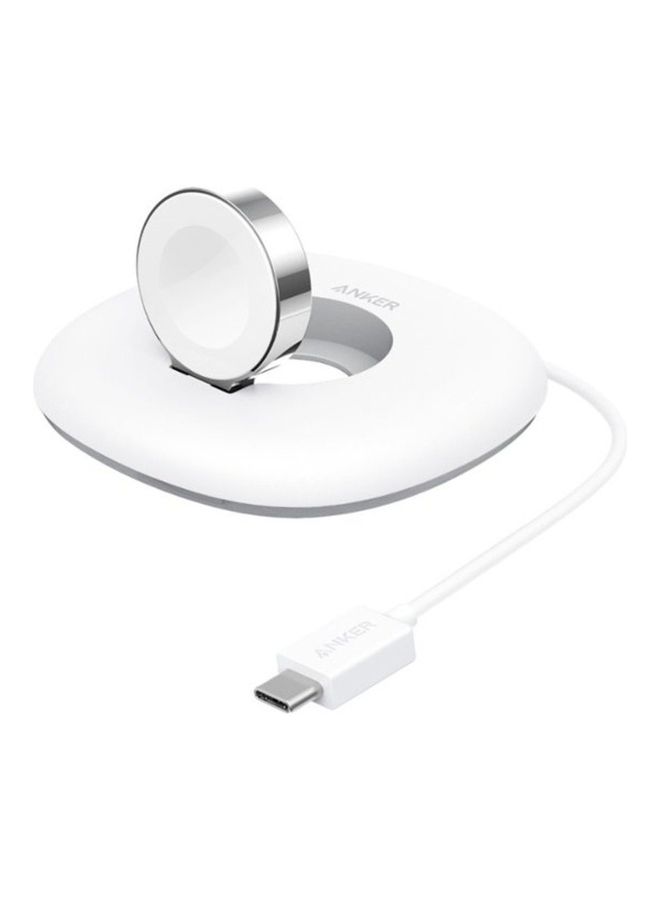 Anker - Magnetic Charging Dock For Apple Watch White - Image 1