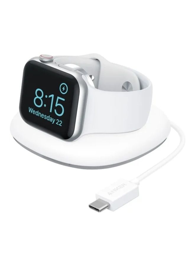 Anker - Magnetic Charging Dock For Apple Watch White - Image 1