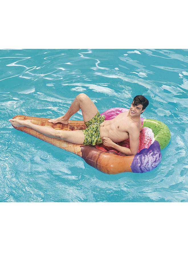 Bestway Ice Cream Cone Inflatable Pool Lounge With Repair Patch 6.2x51inch 6.2x51inch  - Image 4