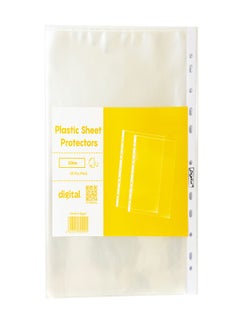 Digital Ultra Sheet Protectors, U Shape, A4, 50 Pack, 80 Microns Clear