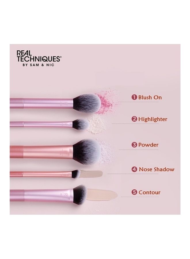 REAL TECHNIQUES - Everyday Makeup Brush Kit Multicolour - Image 1
