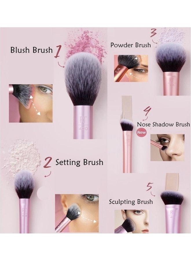 REAL TECHNIQUES - Everyday Makeup Brush Kit Multicolour - Image 1