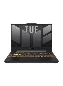 شاشة TUF Gaming F15 مقاس 15.6 بوصة وتردد 144 هرتز، ومعالج Core i7-12700H/ذاكرة وصول عشوائي سعة 16 جيجابايت/محرك أقراص SSD سعة 512 جيجابايت/بطاقة رسومات NVIDIA GeForce RTX 3050 سعة 4 جيجابايت/نظام التشغيل Windows 11 Home/