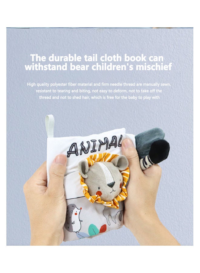 Kidle Baby Cloth Book With Sound Sensory Training Three-dimensional Cognitive Visual Toys With Rustling Sound Crinkle 15x16x2cm  - Image 5