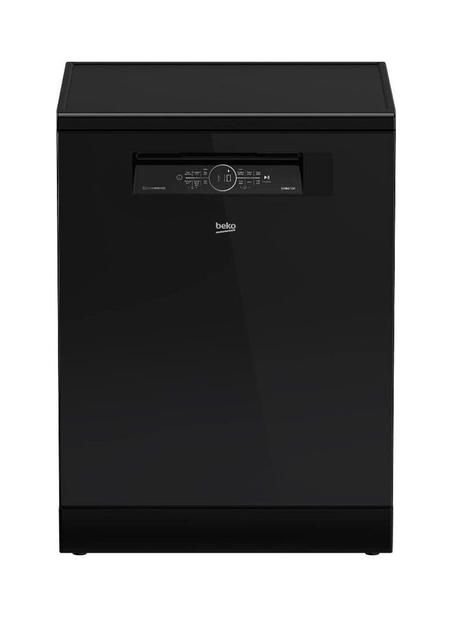 بيكو غسالة اطباق بيكو 15 فرد 6 برامج - 60 سم انفرتر اسود زجاجي BDFN36531GB 7667605177 أسود 