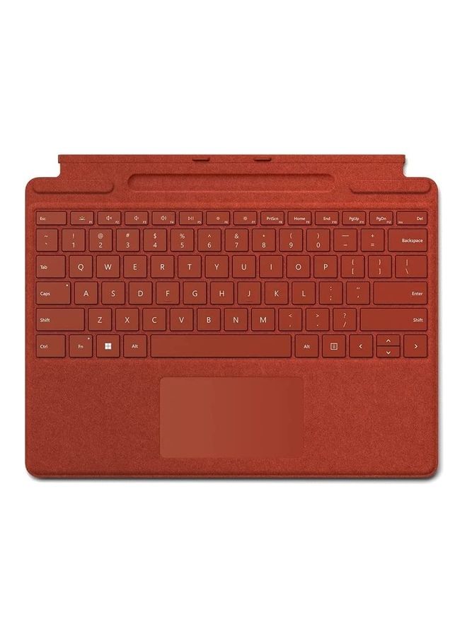 Microsoft - Surface Pro Signature Keyboard For Surface Pro X & Surface Pro 8 Poppy Red - Image 1