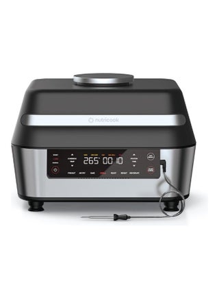 Smart Air Fryer Grill XL digital 8.5 Liters, with Built in Thermometer, Grill, Air Fry, Roast, Bake, Dehydrate & Reheat, 2 Years limited Warranty 6 L 1760 W AFG960 Black/ Silver - v1675247658/N53380974A_1