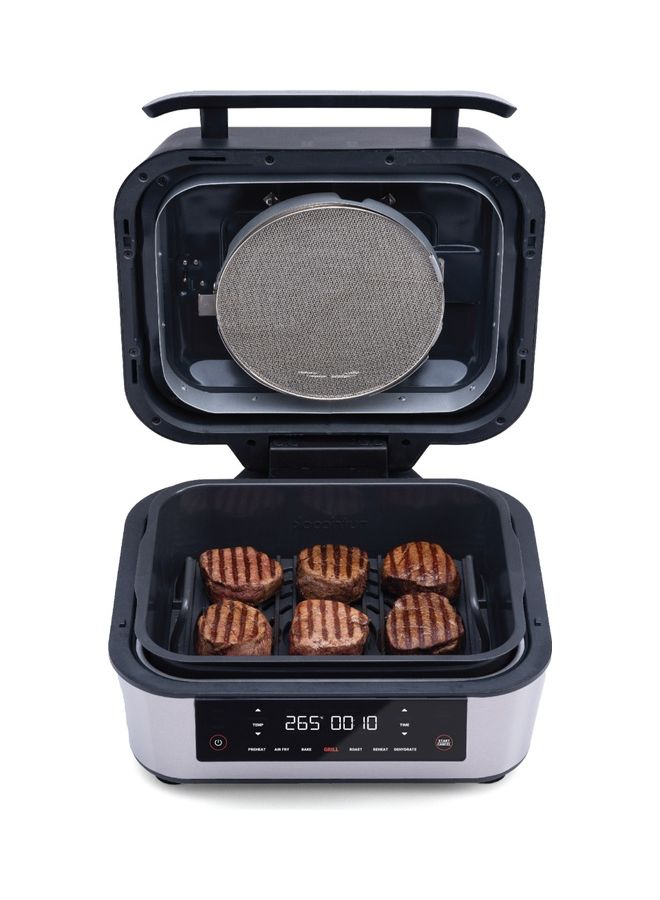 nutricook Smart Indoor Grill And Air Fryer With Built-In Thermometer 8.5 L 1760.0 W AFG960 Black/ Silver  - Image 3