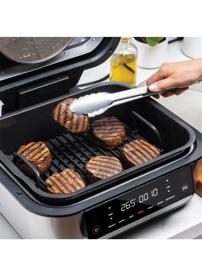 nutricook Smart Indoor Grill And Air Fryer With Built-In Thermometer 8.5 L 1760.0 W AFG960 Black/ Silver  - Image 5