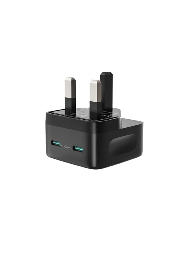 RAVPOWER Dual Port 35W Wall Charge Black  - Image 2