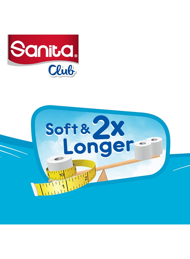 Sanita 2 Ply Toilet Tissue Plain White 20 Rolls  - Image 5