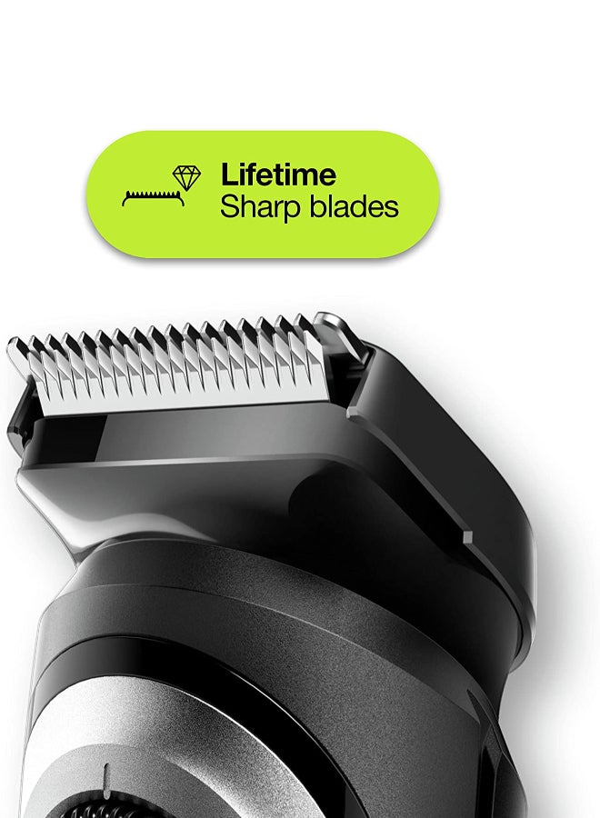 BRAUN - BT7240 Beard Trimmer with Precision Dial, 4 attachments And Gillette Fusion5 ProGlide Razor Silver 54*42*11cm - Image 1
