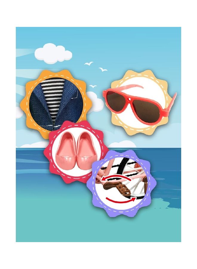 كيدل تتضمن مجموعة ألعاب الأطفال التظاهرية ملحقات دمية 12 بوصة كاملة للأطفال الصغار صبي فتاة لون عشوائي 13.5 × 9 × 31 سم 13.5x9x31سم - Image 5