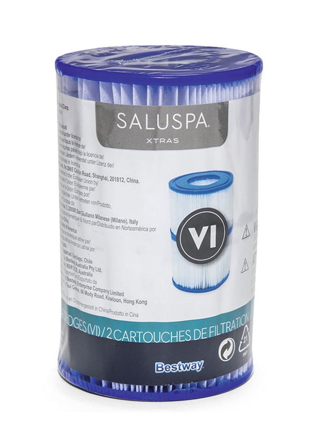 Bestway Lay-Z-Spa Type Vi Filter Cartridge 8cm 8cm  - Image 4