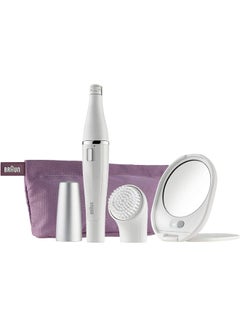 SE830 Facial Epilator With Cleansing Brush White