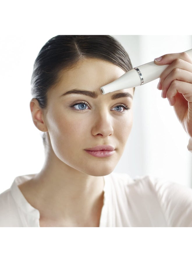 BRAUN - SE830 Facial Epilator With Cleansing Brush White - Image 1