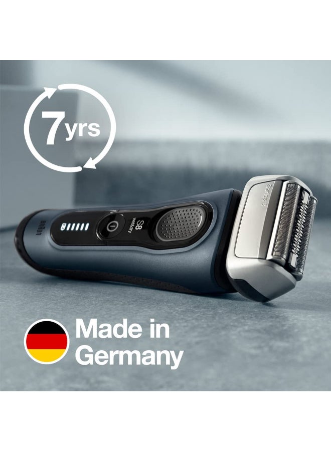 BRAUN - Series 8 Wet & Dry Shaver With Charging Stand And Travel Case 8413S Black 23.2 x 8 x 16.2cm - Image 1