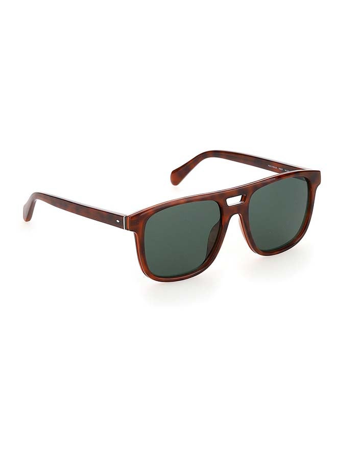 FOSSIL Men's Square Frame Sunglasses - Lens Size: 54 mm  - Image 3