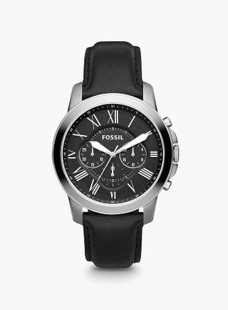 FOSSIL Men's Grant Chronograph Watch Fs4812 44 mm Black Best