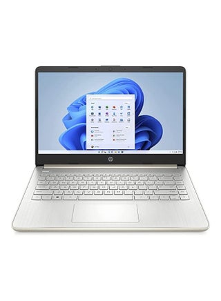 14s-dq2223ne 6Z914EA (Upgraded Version) Laptop With 14-Inch Display, Core i3-1125G4 Processor/8GB RAM/256GB SSD/Intel UHD Graphics/Windows 11 Home-Middle East Version English/Arabic Natural Silver - v1675261906/N53381196A_1