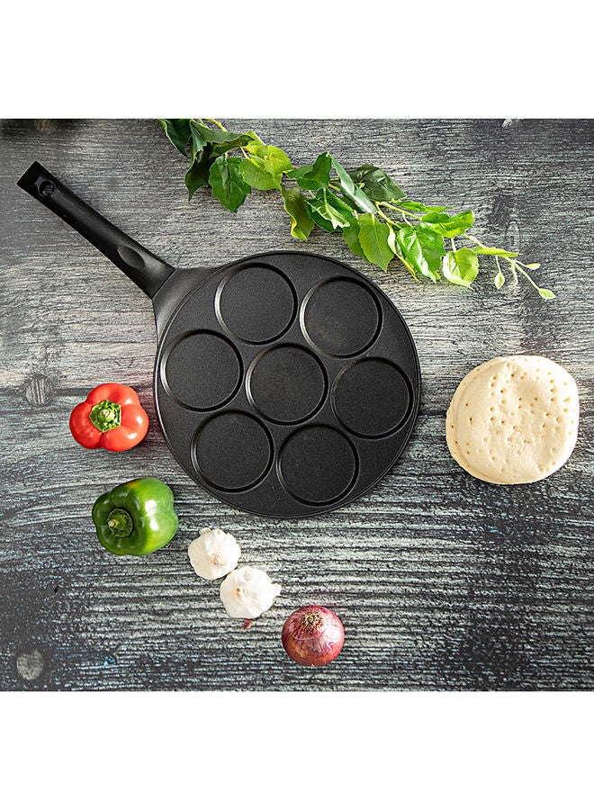 Pancake Maker Die Cast Aluminium Non Stick Coated Interior 27X3X29Cm Black - v1675264510/N13004372A_3