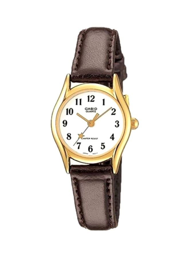 CASIO - Women's Enticer Analog Watch LTP-1094Q-7B4RDF - 29 mm - Brown - Image 1