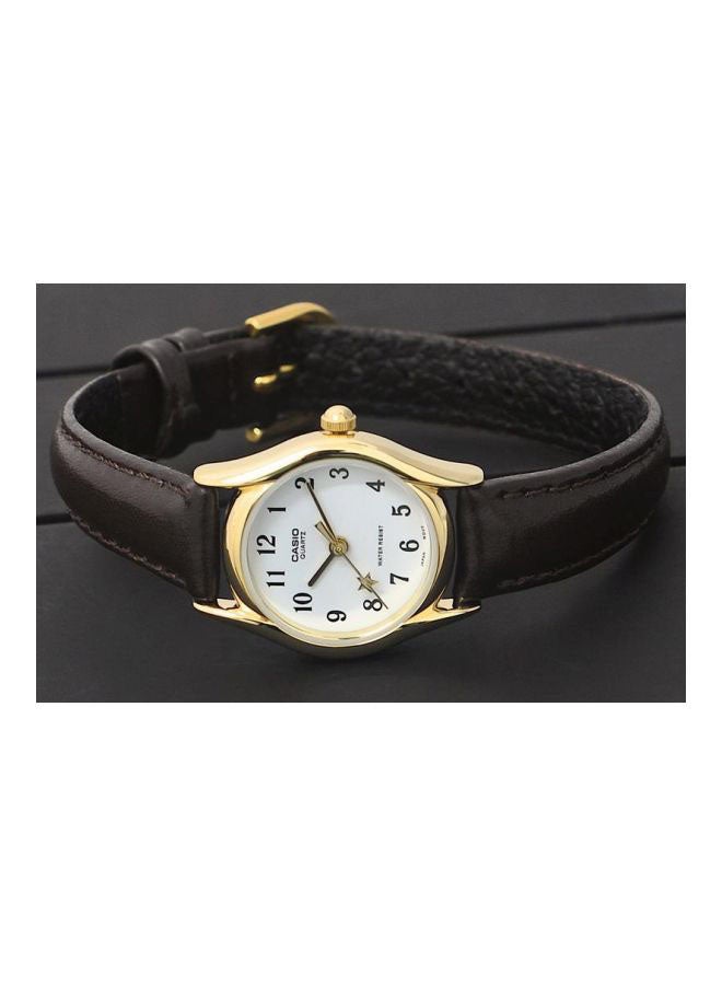 CASIO - Women's Enticer Analog Watch LTP-1094Q-7B4RDF - 29 mm - Brown - Image 1