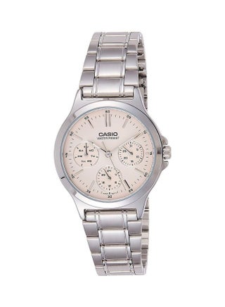 Women's Stainless Steel Analog Wrist Watch LTP-V300D-4AUDF - 33 mm - Silver - v1675269242/N32399727A_1