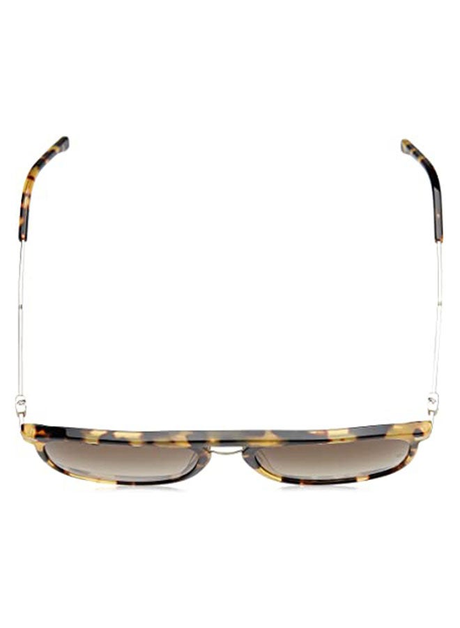 لاكوست نظارة شمسية بإطار معدني بشكل بيضاوي كامل الحواف - حجم العدسة: 56 مم للنساء - Image 4