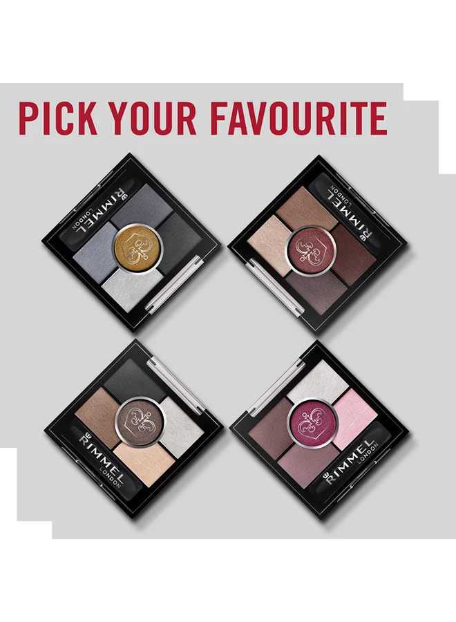 RIMMEL LONDON Glam'Eyes Eyeshadow Palette Foggy Grey 023